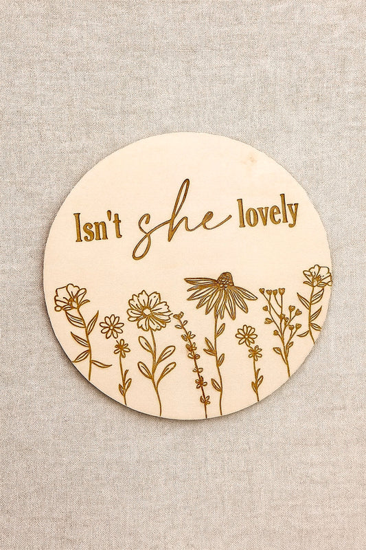Isn’t She Lovely Photo Prop