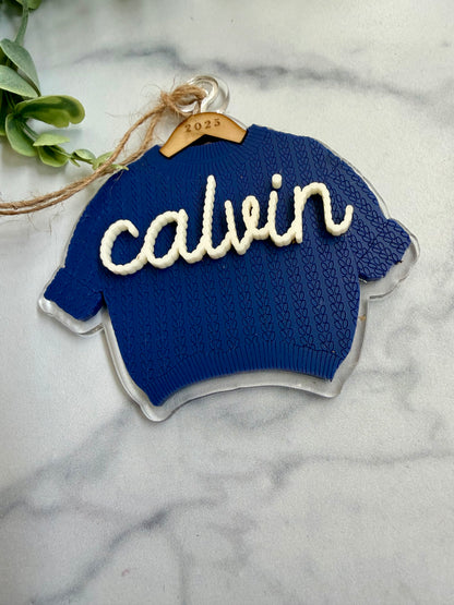 Chunky Sweater Ornament