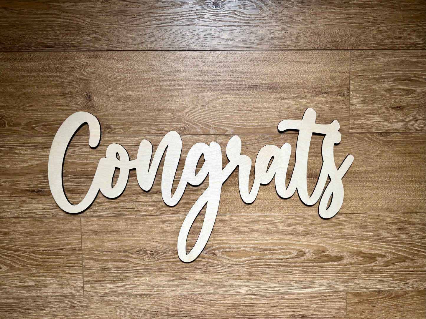 Congrats Backdrop Sign