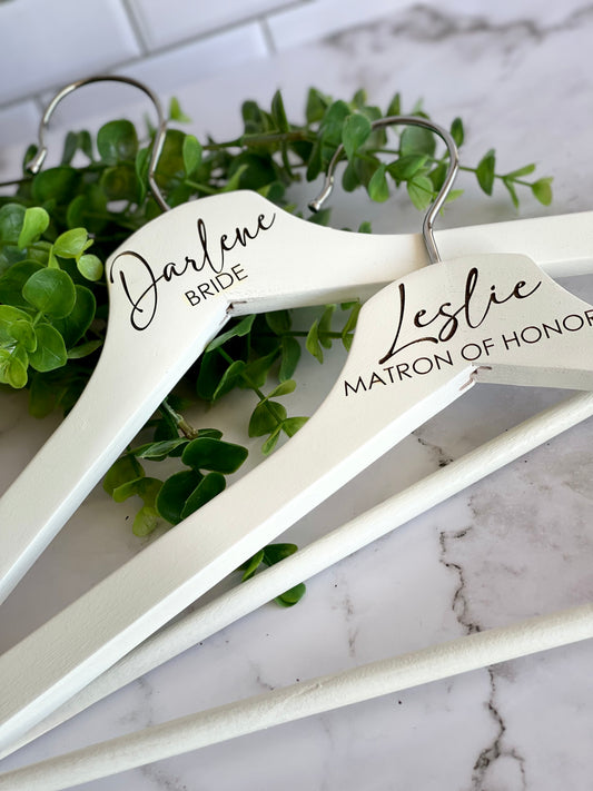 Personalized Wedding Hangers